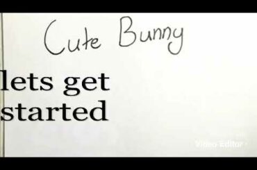 Easy tutorial on how to draw a cute bunny.       Drawing with LilAl