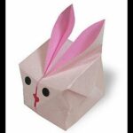 How to make Cute Easy Inflatable Bunny Cube Origami ふうせんうさぎ折り紙 Conejo de Grasa
