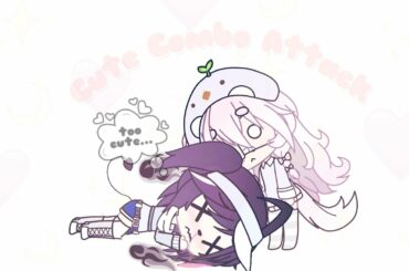 💖🌸CUTE COMBO ATTACK!🌸💖 Ft.my GF ÙwÚ Gacha Life {•Sweet Creamii•}