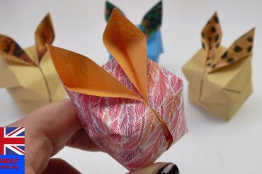 CUTE ORIGAMI BUNNY! How to fold an Easter bunny for Easter?