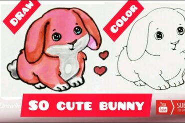 Draw So Cute Bunny Easy (cute drawings)