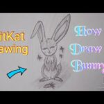 How to draw a cute bunny |very easy|KitKat drawing