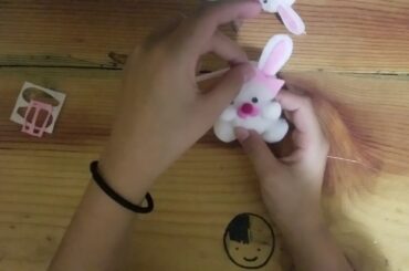 HOW TO MAKE A CUTE BUNNY!😀SIMPLE AND EASY!🐰🐇