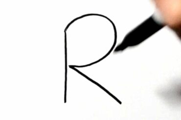 How to Draw a Rabbit After Writing Letter R - LetterToons
