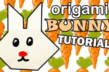 ORIGAMI BUNNY RABBIT EASY STEP BY STEP TUTORIAL | ORIGAMI FACIL