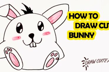 How To Draw Cute Bunny Easy- Draw Cute Art