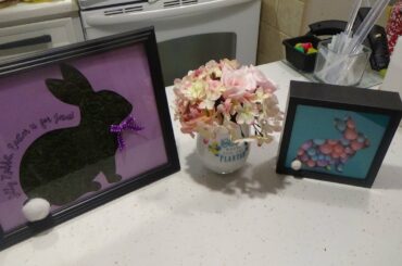 Dollar Tree Easter and Spring DIY Bunnies and Flowers
