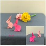 Cute paper rabbits/ handmade/ DIY/ very easy, make it step by step