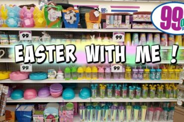 99 CENT ONLY STORE EVERYTHING EASTER ! * COME WITH ME 2020