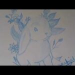 How to draw a cute Rabbit / one color drawing challenge