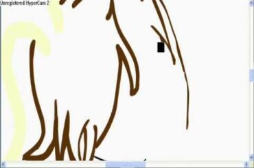 Me drawing a cute bunny!