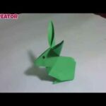 How to make a paper Rabbit cute របៀបធ្វើកូនទន្សាយ