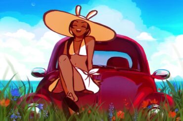 "Morena " (Mariana Nolasco part. Vitor Kley ) - Fan animation ( with Witch Bunny )