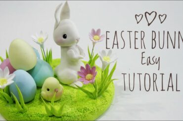 EASTER BUNNY | CLAY MODELING TUTORIAL | Patricia Santoro | 復活節兔子 | 黏土捏塑課程 |