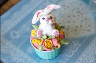 Cute Rabbit Cupcake Tutorial and Russian Nozzle Piping