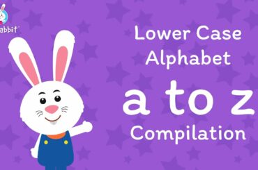 Alphabet | Lower Case | Compilation | Animated Video | English | Ria Rabbit