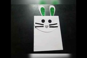 How to make cute bunny envelope,diy bunny envelope,by crafti maha