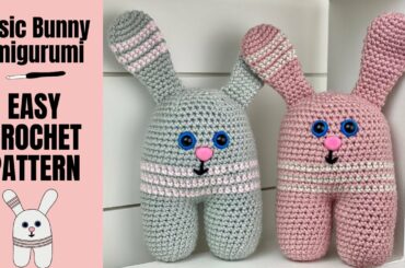 Free Crochet Bunny Pattern - Basic Amigurumi for Beginners