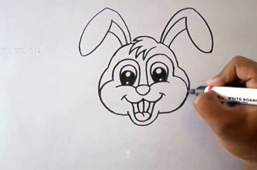 How to Draw a Cute Bunny Rabbit Easy Art and Shade