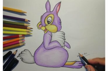 How to draw a cute bunny|rabbit for beginners