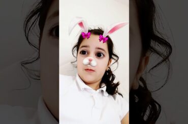 Cute bunny eyes with brown hair