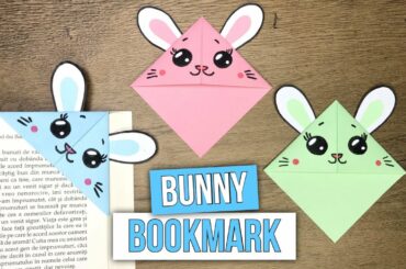 How to Make a Bunny Corner Bookmark - Bookmark Ideas