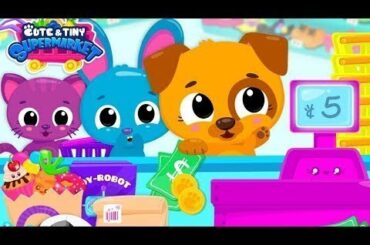 Fun Baby Care Kids Games - Cute & Tiny Supermarket - Play And Learn Supermarket Shopping With Mom