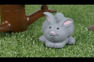 Cute Bunny Rabbit in Real Life Learning Videos for Children