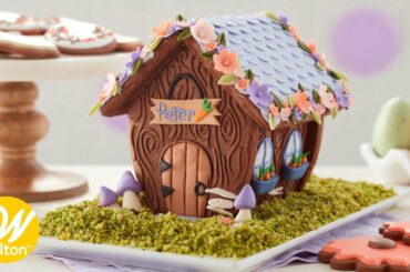How to Make a Chocolate Cookie Easter Bunny Hutch | Wilton