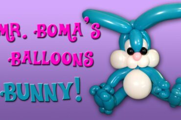 Bunny Rabbit Balloon Animal Tutorial (Balloon Twisting and Modeling #28)