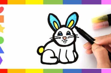 How to Draw a Cute Easter Bunny