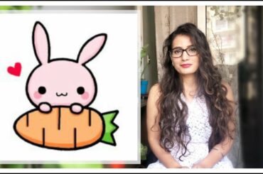 HOW TO MAKE CUTE RABBIT DRAWING FOR KIDS🐰