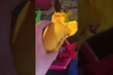 I made cute Easter bunnies.