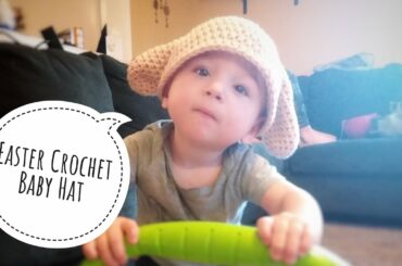 Easter bunny Crochet Baby Hat