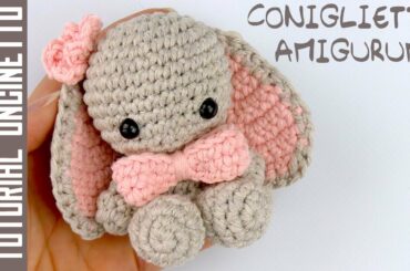 Coniglietto Amigurumi - Tutorial Uncinetto (sottotitoli in inglese e spagnolo)