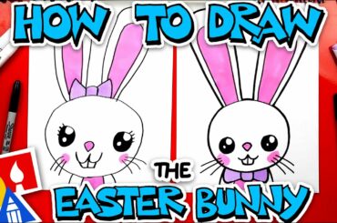 How To Draw A Big Easter Bunny Portrait
