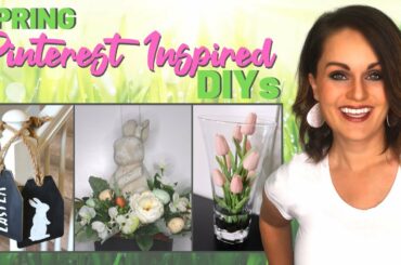 Cute + Easy Pinterest Inspired DIY Projects | Spring Decor
