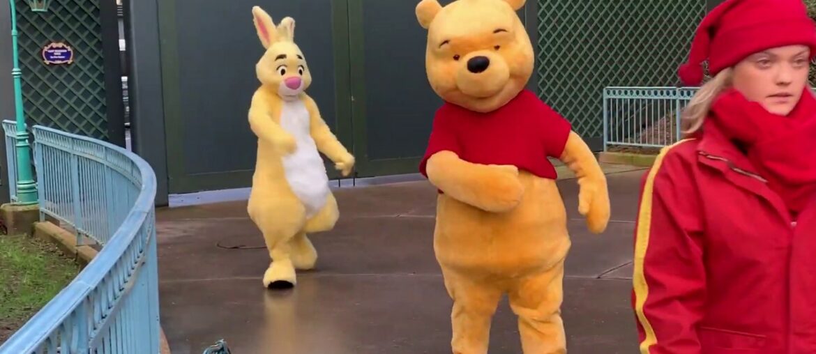°o° Winnie the Pooh and Rabbit are so cute !