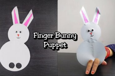 How To Make Cute Bunny Finger Puppet || Bunny Crafts || DIY Crafts Tutorial