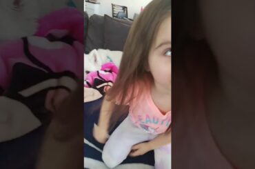 Adorable 3 year old loses it over "cute bunny"