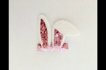 Easter Crafts Bunny Girls Easy DIY Hair Bow Clip