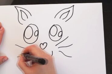 How to draw a cute easter Rabbit / Bunny step by step easy