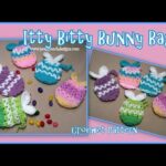 Itty Bitty Bunny Bags Crochet Pattern #crochet #crochetvid #Easter Crochet