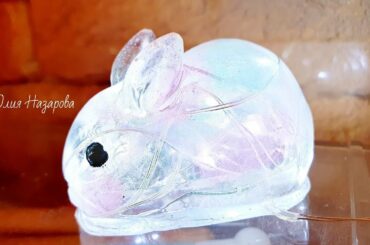 Милый СВЕТИЛЬНИК СВОИМИ РУКАМИ DIY Гирлянда в Эпоксидной Смоле