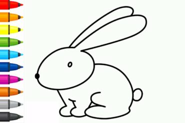 How to draw so cute rabbit