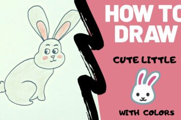 How to Make a Cute little Rabbit | How to Draw | Short drawing tutorials