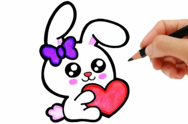 HOW TO DRAW a cute BUNNY RABBIT