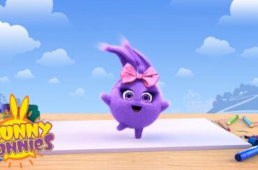 SUNNY BUNNIES - Drawing Iris | GET BUSY | Cartoons for Children