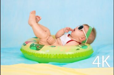 Cutest Baby Fun (4K) | Baby Playing with Rabbit | Kids Fun 2020