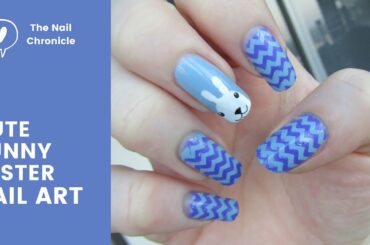 Cute Bunny Nail Art Tutorial | Easter Nail Art 2020 -- Design #1